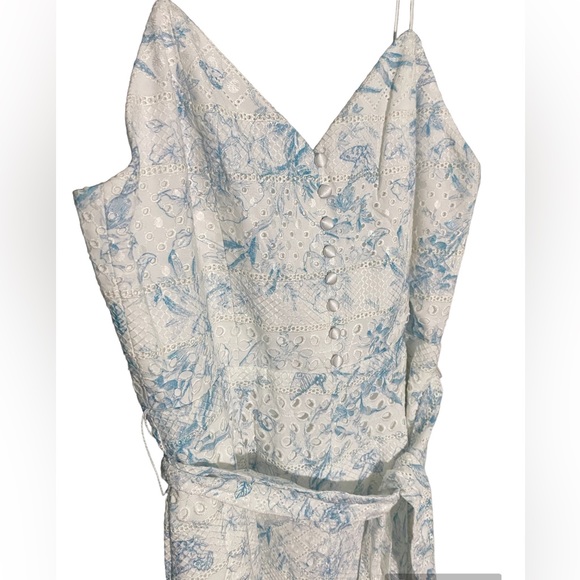 Alice + Olivia Shanti crochet-panelled jumpsuit - Picture 4 of 6